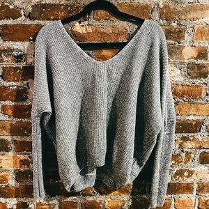 Forever 21 Oversized Gray Sweater